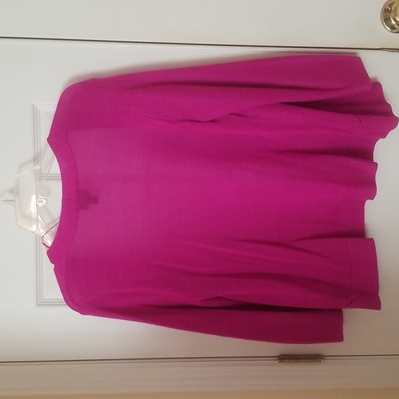 Worthington Ladies Open Front Sweater ~ 3/4 Sleeves - Picture 2 of 4